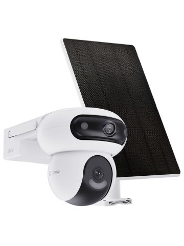 EZVIZ HB90/SP - TELECAMERA MOTORIZZATA DA ESTERNO A BATTERIA + SOLAR PANEL- DOPPIO OBIETTIVO 2K+ - COLOR NIGHT VISION - HUMAN DETECTION - AUDIO BIDIREZIONALE - VOCAL CONTROL