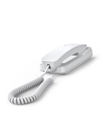 GIGASET DESK 200 (BIANCO) - TELEFONO CORDED - COMPATIBILE CENTRALINI TELEFONICI E APPARECCHI ACUSTICI