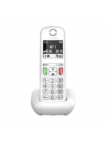 GIGASET E270 (BIANCO) - TELEFONO CORDLESS SENIOR - VIVAVOCE - TASTI GRANDI