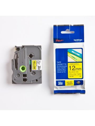 NASTRO LAMINATO COMPATIBILE Y/BK 12MMX8M