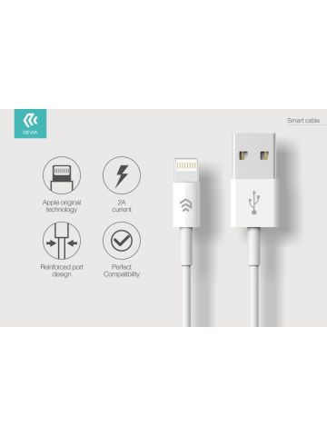 CAVO SERIE S. LIGHTNING APPLE 2Mt DEVIA