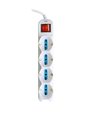 MULTIPRESA 12 POS. BIANCA ITA/SCHUKO