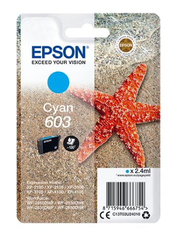 CARTUCCIA EPSON T603 CYAN 2.4ml