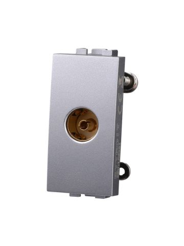 ETTROIT CONNETTORE TV FEMMINA - SERIE SPACE - GRIGIO (LG2251) Compatibile BTicino Living