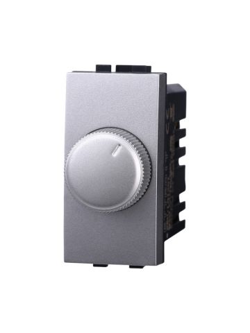 ETTROIT REGOLATORE DIMMER 100-1000W ON/OFF - SERIE SPACE - GRIGIO (LG1301) Compatibile BTicino Living