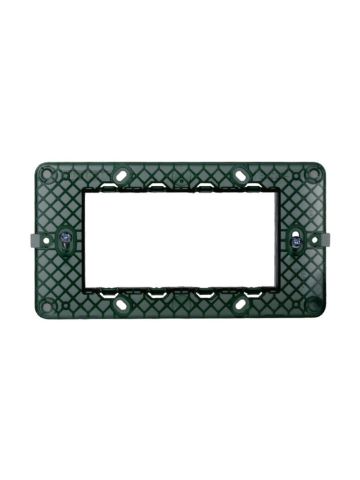 ETTROIT SUPPORTO 4 MODULI - SERIE STARLIGHT (EV0204) Compatibile Vimar Plana