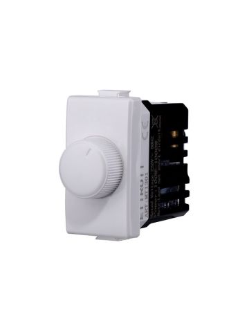ETTROIT REGOLATORE DIMMER 100-1000W ON/OFF - SERIE SOLAR - BIANCO (MT1301) Compatibile BTicino Matix