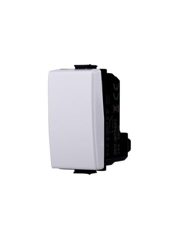 ETTROIT INVERTITORE UNIPOLARE BASCULANTE 16A - SERIE SOLAR - BIANCO (MT0901) Compatibile BTicino Matix