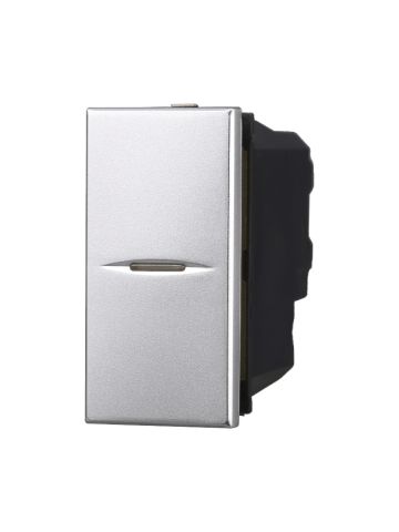 ETTROIT INVERTITORE UNIPOLARE BASCULANTE 16A - SERIE MOON - GRIGIO (AG0901) Compatibile BTicino Axolute