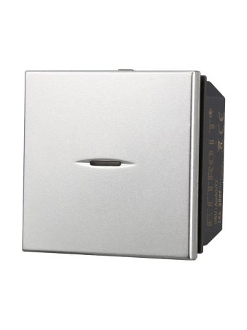 ETTROIT DEVIATORE ASSIALE 2 POSTI 16A - SERIE MOON - GRIGIO (AG3302) Compatibile BTicino Axolute