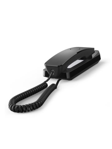 GIGASET DESK 200 (NERO) - TELEFONO CORDED - COMPATIBILE CENTRALINI TELEFONICI E APPARECCHI ACUSTICI