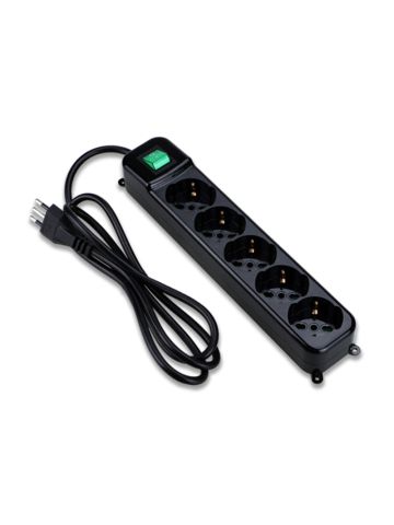 TECNOWARE POWER CLEANER 5 (FMP5IIG) - MULTIPRESA A 5 USCITE SCHUKO/ITALIANE