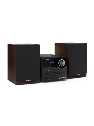 SHARP XL-B517D(BR) - MICRO HIFI - 45W - USB PLAYER - DAB+ - BLUETOOTH - BROWN