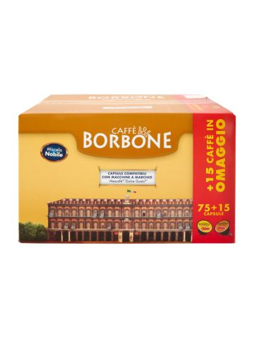 CAFFE'' BORBONE MISCELA NOBILE (BLU) - BOX 90 CAPSULE COMPATIBILI NESCAFE'' DOLCE GUSTO