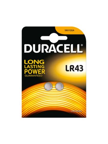 DURACELL LR43 BLISTER 2 BATTERIE - master carton da 10 blister