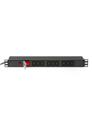 LINK LK10052 - MULTIPRESA DA RACK 19"" CON 9 PRESE FEMMINA IEC C13
