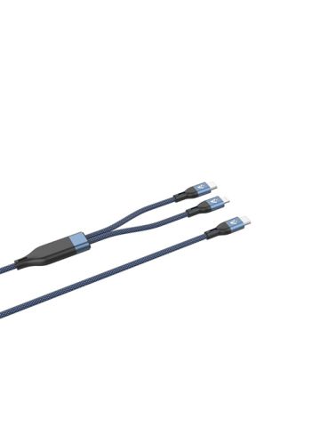 CAVO TYPE-C TO 2 TYPE-C 5.0 LIGHTNI 100W