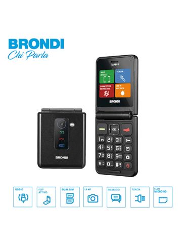 TEL. CELL. BRONDI FLIPPER BK
