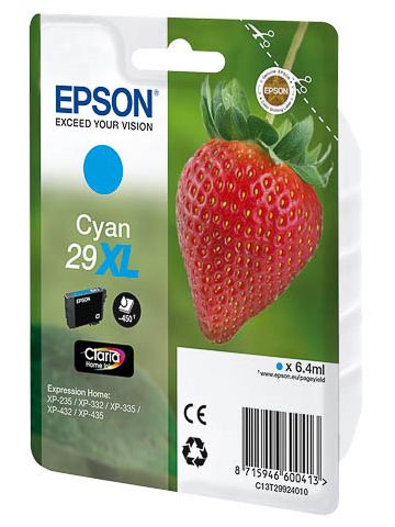 CARTUCCIA EPSON T29XL CY FRAGOLA