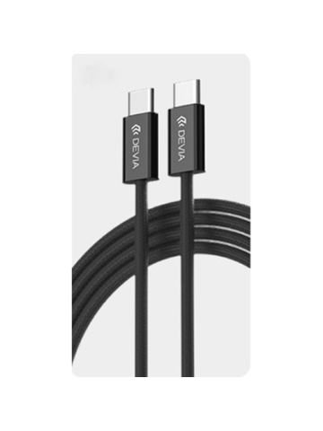 CAVO INTRECCIATO FAST DA C A C 60W 1MT B