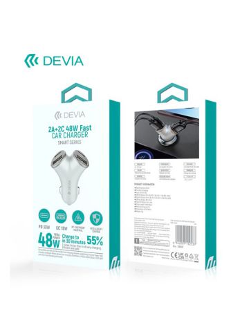 CARICA BATTERIA AUTO 2 USB 2TYPE C 48W