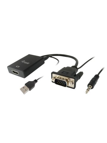 ADATTATORE VGA TO HDMI WITH AUDIO,15