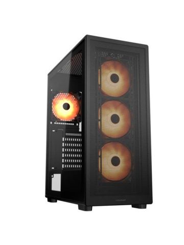 COUGAR MX220 RGB (BLACK) - PC CASE MID TOWER - VENTOLA RGB 3*120+120mm