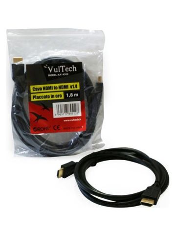 CAVO HDMI/HDMI VULTECH V 1.4 1.8MT