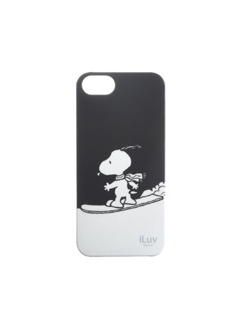 COVER ILUV SNOOPY BLACK ICA7H383BLK PER IPHONE 5 - 5S - SE