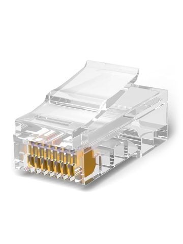 VULTECH SN21405 - CONNETTORI TRASPARENTI PASSANTI RJ45 - 50PZ - 8P8C SN21405 CAT5e