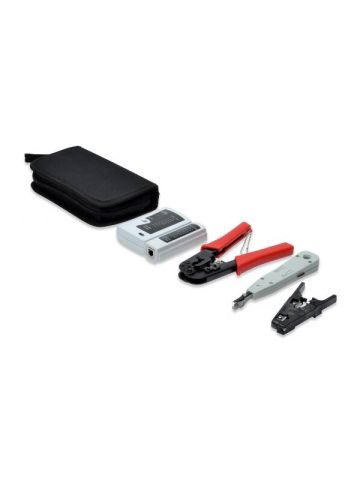 SET ATTREZZI DIGITUS DN-94022 PER ASSEMBLAGGIO RETI + TESTER