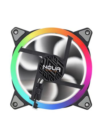 NOUA LIPS BLACK - VENTOLA - SISTEMA ANTIVIBRAZIONE - ILLUMINAZIONE ARGB