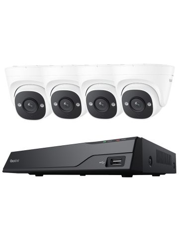 REOLINK NVS8-5MB4 (PS2KB02-8) - KIT 4 TELECAMERE P324 + NVR POE 8CH - HDD 2TB INCLUSO