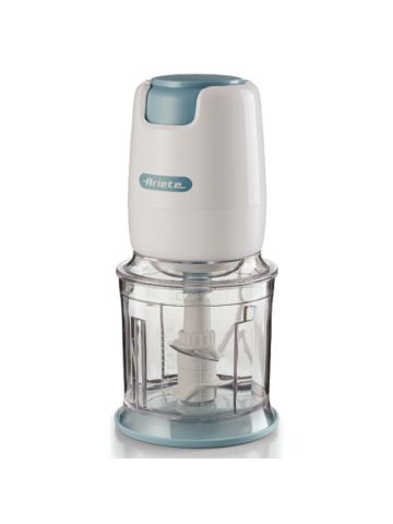 ARIETE TRITATUTTO BREAKFAST WHITE  e  AEGEAN TEAL (0437/01) - TRITATUTTO - 700 ML - 4 LAME - 2 VELOCITA'' - 400W