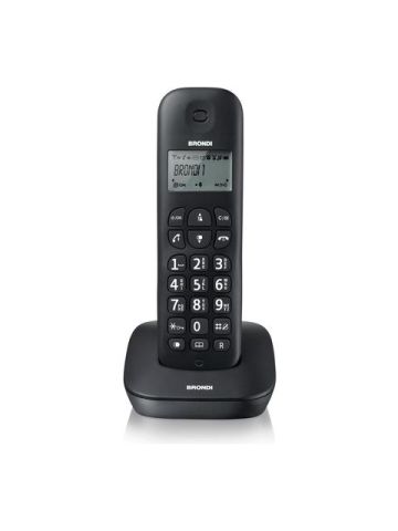 BRONDI GALA (NERO) - TELEFONO CORDLESS SINGOLO