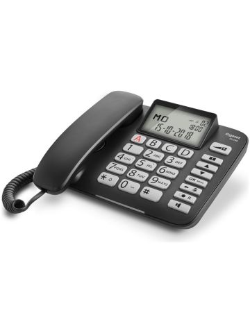 GIGASET DL580 (NERO) - TELEFONO CORDED - MAXI DISPLAY - TASTI GRANDI - SUONO AMPLIFICATO