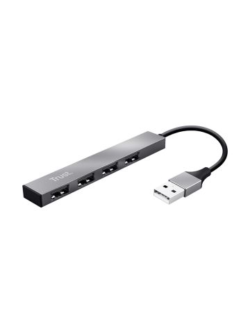 TRUST HALYX (23786) - HUB 4 PORTE USB 2.0 IN ALLUMINIO