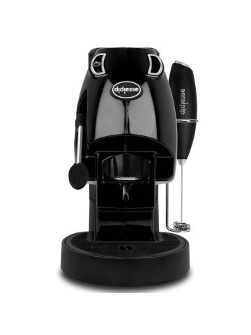 DIDIESSE BABY FROG COFFEE AND TEA (NERO) - MACCHINA DA CAFFE'' CON FRULLINO E DOPPIO PORTACIALDA - 450W