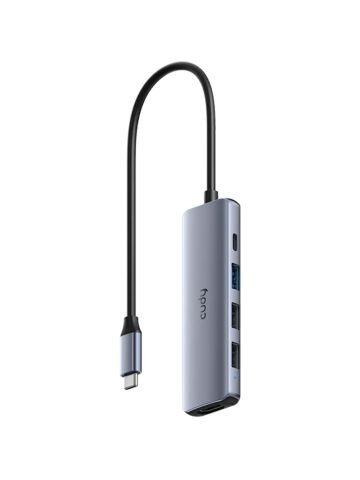 CUDY UH405 - 5-IN-1 USB-C HUB WITH 4K HDMI