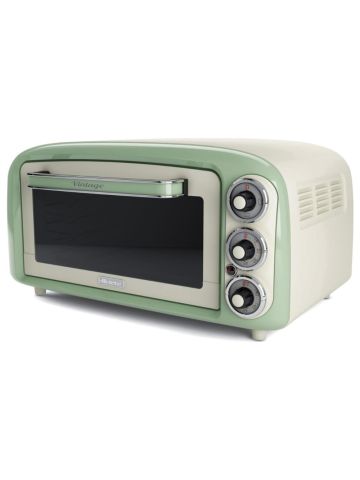 ARIETE FORNO VINTAGE VERDE (0979/04) - 18L - 3 POSIZIONI COTTURA - TIMER 60 MIN - 1380W