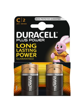 PILE DURACELL 1/2TORCIA C PLUS 100 2Pz
