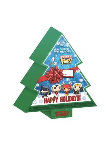FUNKO POP TREE HOLIDAY BOX 4-PC (65542) - DC COMICS - HOLIDAY