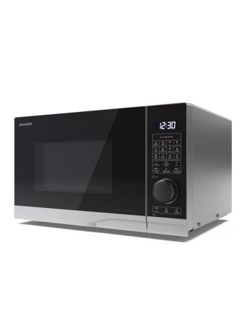 SHARP YC-PG284AE-S - FORNO A MICROONDE 28LT - 1000W - CONTROLLO DIGITALE - GRILL - 11 LIVELLI DI POTENZA - BLACK/SILVER