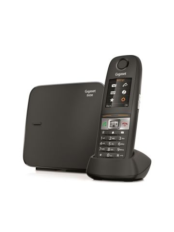 GIGASET E630 (NERO) - TELEFONO CORDLESS - IP65 - PROFILI AUDIO - VIVAVOCE