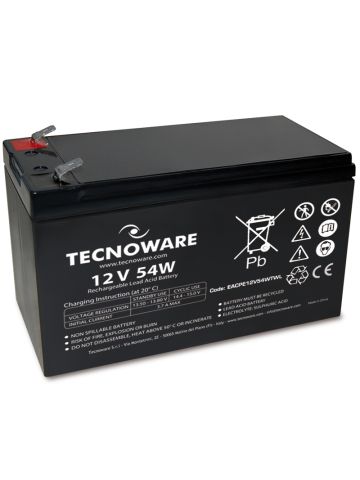 TECNOWARE POWER BATTERY 12V 11A 54W  (EACPE12V11ATWL ) - BATTERIA ERMETICA AL PIOMBO