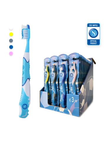 NAPOLI KST-K3NA24 - SET 24 SPAZZOLINI DA DENTI PER ADULTO (FANTASIE ASSORTITE)