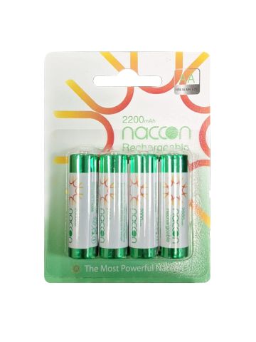 NACCON BLISTER 4 STILO RICARICABILI 2200 MAH