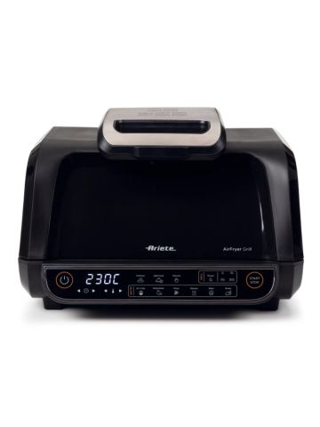 ARIETE AIR FRYER GRILL 2IN1 (4635/00) - FRIGGITRICE AD ARIA + GRIGLIA / BISTECCHIERA - 8L - TOUCH CONTROL - 8 PROGRAMMI COTTURA - 1700W