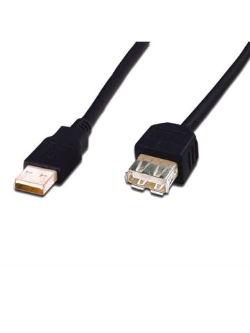 CAVO PROLUNGA USB 3MT BLACK M/F - DIGITUS
